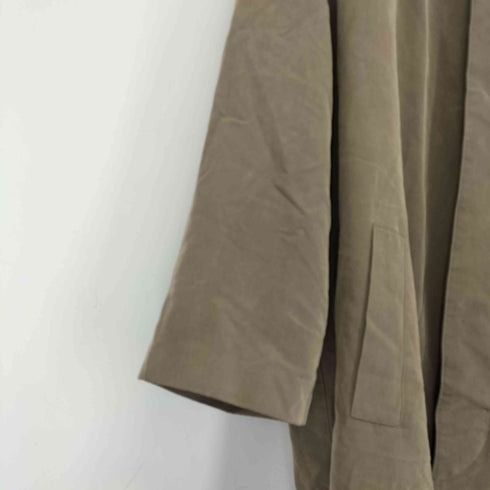 プロントウォモ PRONTO UOMO ピーチスキン ステンカラーコート メンズ