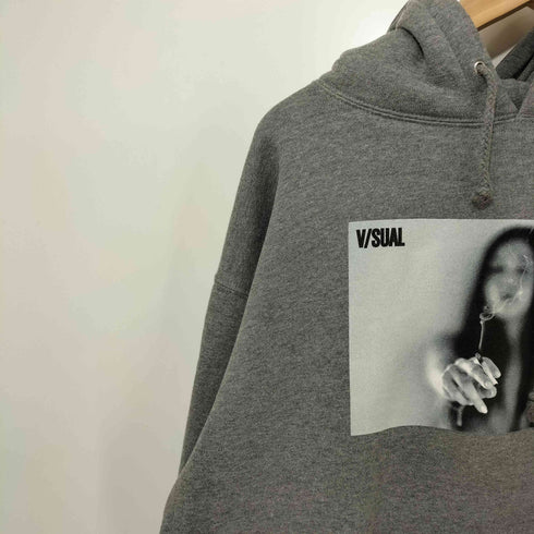 V/SUAL フォトプリント プルオーバーパーカー メンズ import:L