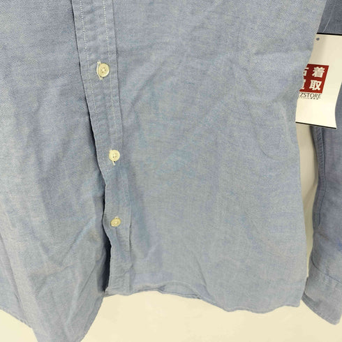 ラルフローレン RALPH LAUREN 90s 香港製 ポニー刺繍 ボタンダウン スリム シャツ レディース 2