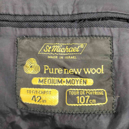 セントマイケル SAINT MICHAEL 金釦 紺ブレ メンズ 42in