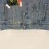 ザラ ZARA フォトワッペン メッセージプリント ダメージ デニムジャケット メンズ import:M