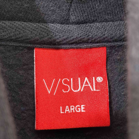 V/SUAL フォトプリント プルオーバーパーカー メンズ import:L