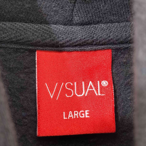 V/SUAL フォトプリント プルオーバーパーカー メンズ import:L