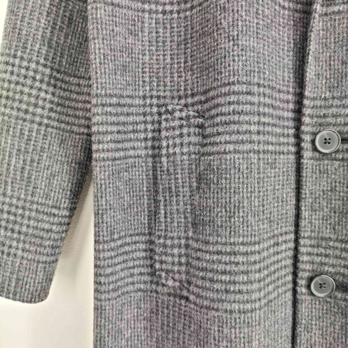 ポロラルフローレン POLO RALPH LAUREN ウール混 ナイロン チェック チェスターコート メンズ import:XS