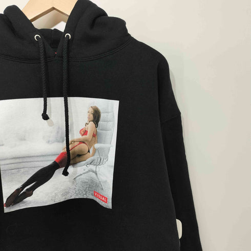 V/SUAL フォトプリント プルオーバーパーカー メンズ import:L