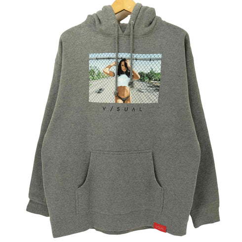 V/SUAL フォトプリント プルオーバーパーカー メンズ import:L