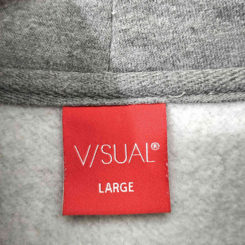 V/SUAL フォトプリント プルオーバーパーカー メンズ import:L