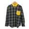 ラコステライブ Lacoste Live Boxy Fit 長袖チェックシャツ メンズ JPN:S