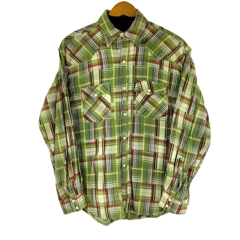 リーバイス Levis MADE IN USA チェック ウェスタンシャツ メンズ JPN:L