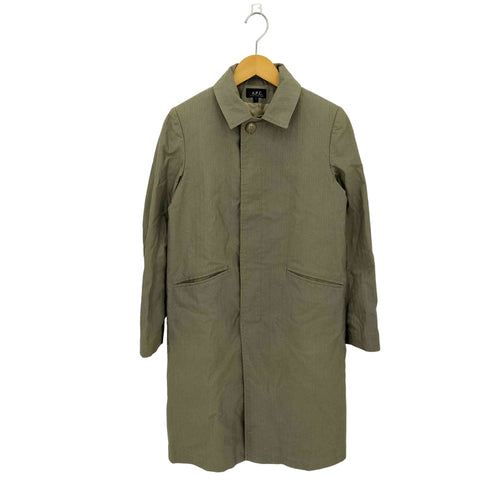 アーペーセー A.P.C. フランス製 ラメ入り ステンカラーコート レディース import:S