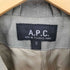 アーペーセー A.P.C. フランス製 ラメ入り ステンカラーコート レディース import:S