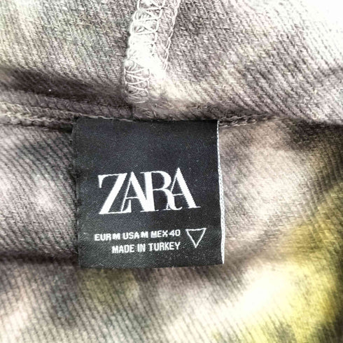 ザラ ZARA タイダイ フーデイ メンズ US M