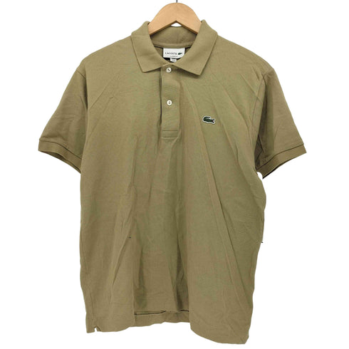 ラコステ LACOSTE L1212 ワンポイント 刺繍 S/S ポロシャツ メンズ import:M