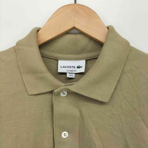 ラコステ LACOSTE L1212 ワンポイント 刺繍 S/S ポロシャツ メンズ import:M