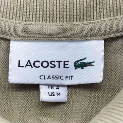 ラコステ LACOSTE L1212 ワンポイント 刺繍 S/S ポロシャツ メンズ import:M
