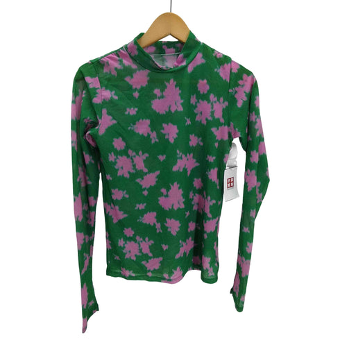 メゾンスペシャル MAISON SPECIAL Flower High Neck Sheer Top レディース FREE