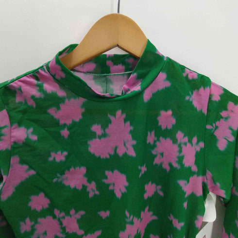 メゾンスペシャル MAISON SPECIAL Flower High Neck Sheer Top レディース FREE