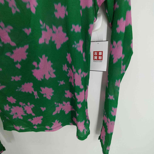 メゾンスペシャル MAISON SPECIAL Flower High Neck Sheer Top レディース FREE