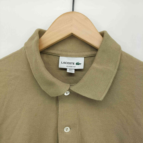 ラコステ LACOSTE L1212 ワンポイント 刺繍 S/S ポロシャツ メンズ import:M