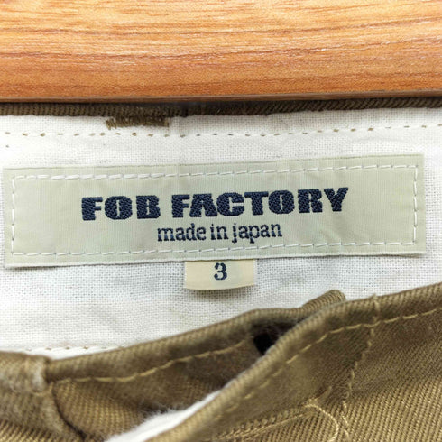 エフオービーファクトリー FOB FACTORY ナロー U.S トラウザー メンズ 3