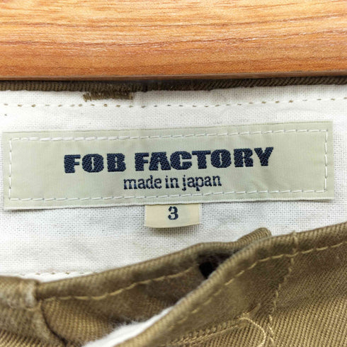 エフオービーファクトリー FOB FACTORY ナロー U.S トラウザー メンズ 3
