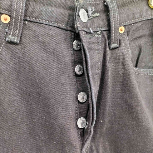 リーバイス Levis 501 後染め ブラック ボタンフライ デニム パンツ メンズ W31 L30