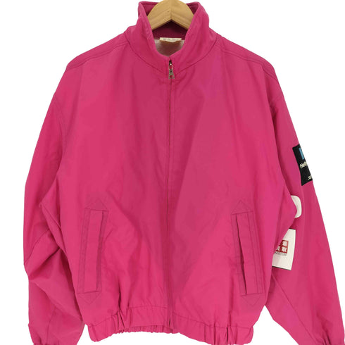 ヘリーハンセン HELLY HANSEN 90S SEA LIFE ロゴワッペン 裏起毛 ナイロン スタンドネック ブルゾン ジャケット メンズ import:L