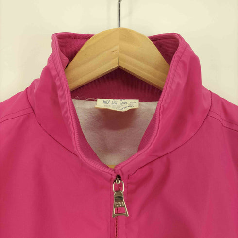 ヘリーハンセン HELLY HANSEN 90S SEA LIFE ロゴワッペン 裏起毛 ナイロン スタンドネック ブルゾン ジャケット メンズ import:L