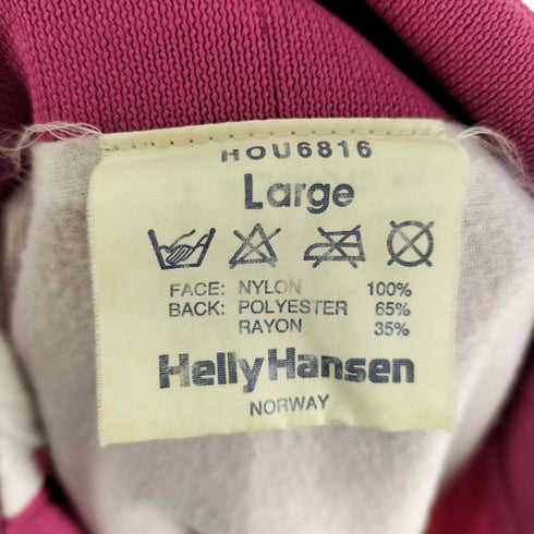 ヘリーハンセン HELLY HANSEN 90S SEA LIFE ロゴワッペン 裏起毛 ナイロン スタンドネック ブルゾン ジャケット メンズ import:L