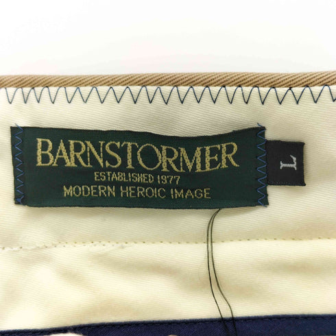 バーンストーマー BARNSTORMER 日本製 コットン ツイル チノ パンツ メンズ JPN:L