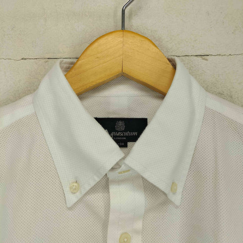 アクアスキュータム AQUASCUTUM コットンボタンダウンシャツ メンズ 43-84