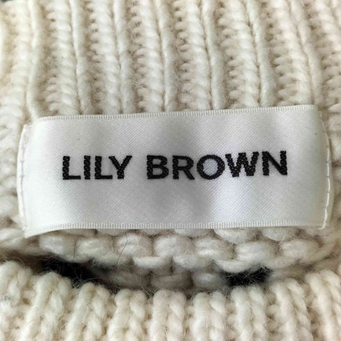 リリーブラウン Lily Brown ノルディックニットプル レディース ONE SIZE