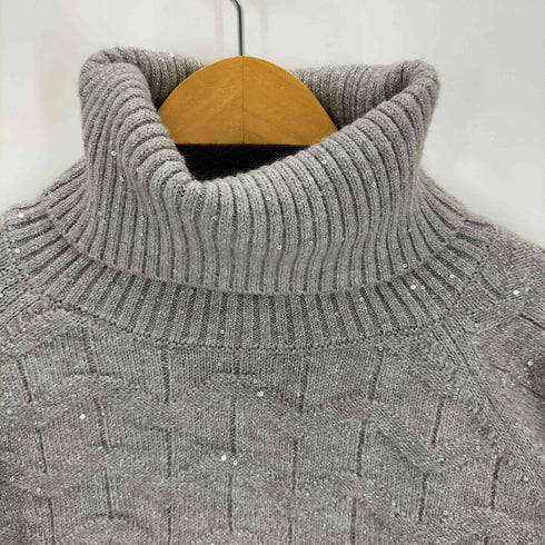 ユーバイスピックアンドスパン U by SPICK&SPAN ラメタートルネックニットプルオーバー レディース