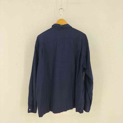 ポロバイラルフローレン Polo by RALPH LAUREN 90S シルク リネン オープンカラーシャツ 長袖 メンズ import:XL