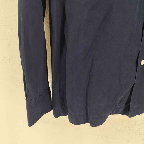 ポロバイラルフローレン Polo by RALPH LAUREN 90S シルク リネン オープンカラーシャツ 長袖 メンズ import:XL