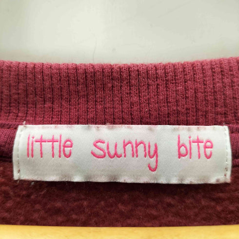 リトルサニーバイト little sunny bite 裏起毛 プリントデザイン スウェット レディース