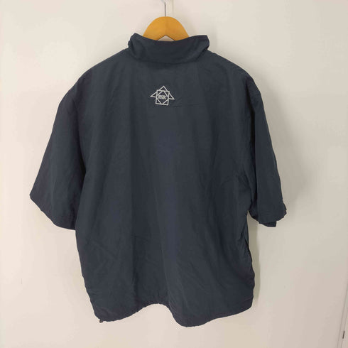 ノースエンド NORTH END バック刺繍S/Sハーフジップトップス メンズ JPN:L