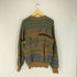 レイクランド Lakeland ウール総柄クルーネックニット メンズ import:L