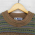 レイクランド Lakeland ウール総柄クルーネックニット メンズ import:L