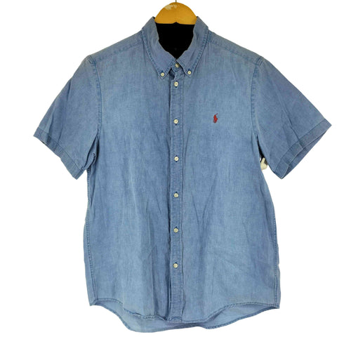 ラルフローレン RALPH LAUREN スモールポニー刺繍 S/S BDシャツ メンズ import:XL