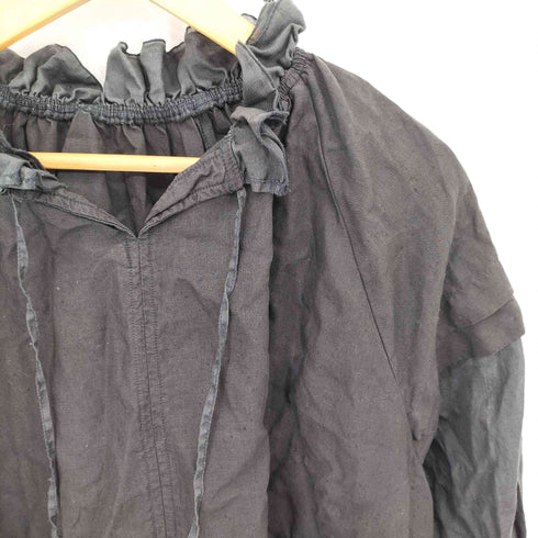 ネストローブ nest Robe リネンラミーフリル2wayブラウス レディース FREE