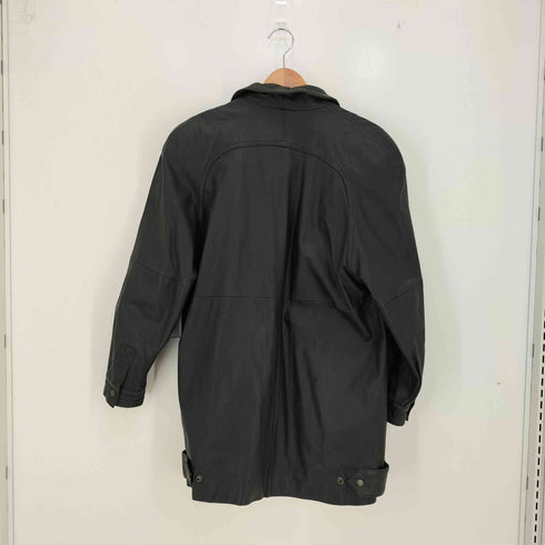 SHINING HEART カウスキン パワーショルダー レザー ミドルコート レディース FREE