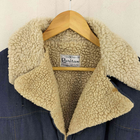 70S USA製 デニムランチコート メンズ JPN:44