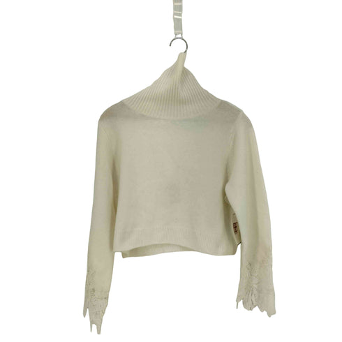 ウィルセレクション WILLSELECTION 刺繍袖ニットプルオーバー レディース JPN:M