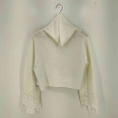 ウィルセレクション WILLSELECTION 刺繍袖ニットプルオーバー レディース JPN:M