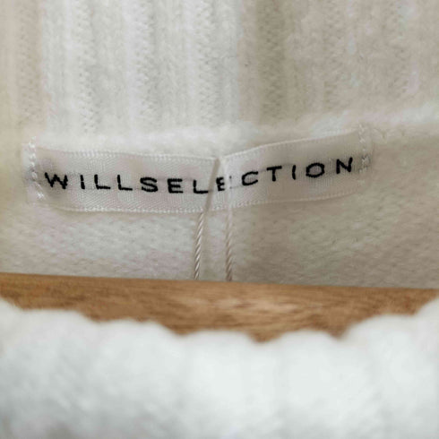 ウィルセレクション WILLSELECTION 刺繍袖ニットプルオーバー レディース JPN:M