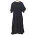 リトルサニーバイト little sunny bite Nylon puff sleeve long dress レディース import:S