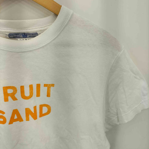 オールドマンズテーラー R&D.M.Co-/OLDMAN’S TAILOR FRUIT SAND プリント クルーネックTシャツ レディース import:M