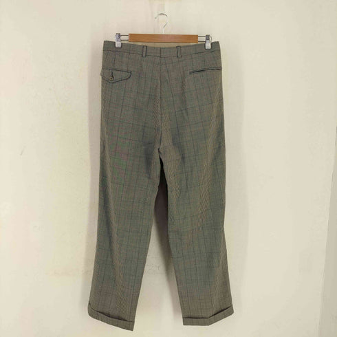 ビルブラス BILL BLASS ロケットTALON チェック 2タック スラックス メンズ