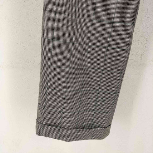 ビルブラス BILL BLASS ロケットTALON チェック 2タック スラックス メンズ